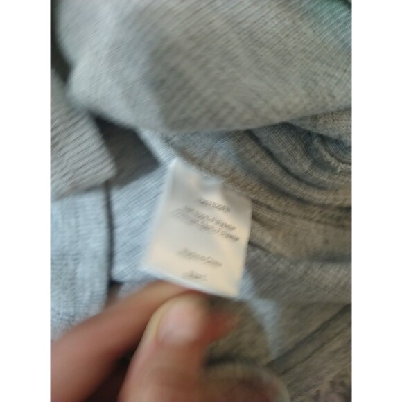 Fashion Nova Ruched Side Mini Dress Large Gray Boho Cozy Logan Look Y2k - Picture 4 of 7